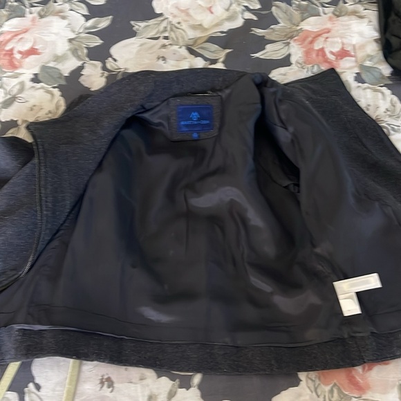 Martin + Osa Gray Blazer with Asymmetrical Closure and Structured Fit - Picture 2 of 5